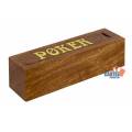 Coffret Buis Poker  5 dés