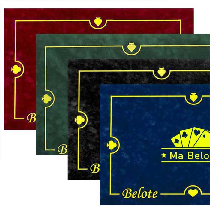 Tappeto per il gioco della Belote "SUÉDINE" personalizzato