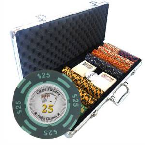 Mallette de 400 jetons de Poker "CHIPS PALACE" - version TOURNOI - en clay composite 14 g - avec accessoires