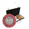 "Poker Chip Palace" 300-piece Poker Set - CASH GAME Version - in 14g Clay Composite - with accessories.