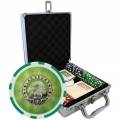 Mallette de 100 jetons de poker "ULTIMATE POKER CHIPS" - version TOURNOI - en ABS insert métallique 12 g - avec accessoires