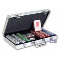 300 "DICE" poker chip set - made of ABS plastic with a 11.5g metal insert - comes with 2 decks of cards and accessories.