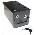 Drop Box "SMALL" - para mesa de poker - em metal - com fecho duplo.