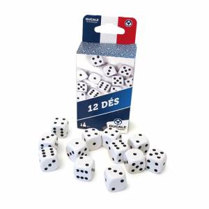 "12 DADOS" - O jogo francês Ducale - 18 mm