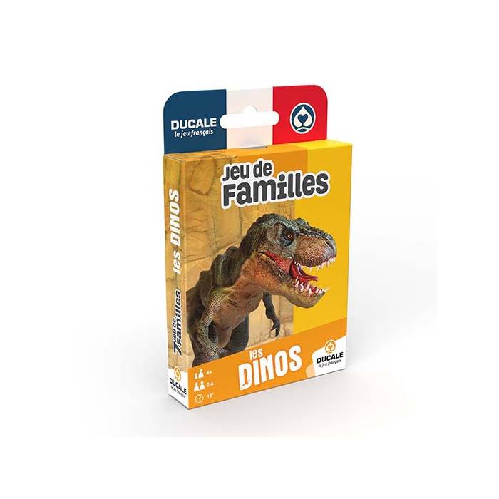 7 Famiglie "I DINOSAURI" - Gioco francese Ducale