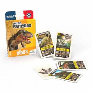 7 Famiglie "I DINOSAURI" - Gioco francese Ducale