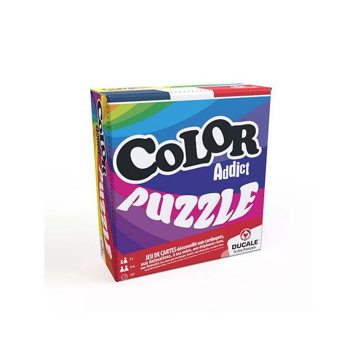 "COLOR ADDICT PUZZLE" - francuska gra planszowa Ducale