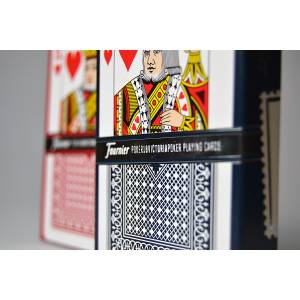 Fournier "18 VICTORIA" - set of 54 laminated cardboard plastic-coated playing cards - 2 standard indexes.