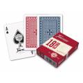 Fournier "18 VICTORIA" - a set of 54 plastic-coated cardboard cards - with 2 standard indexes.