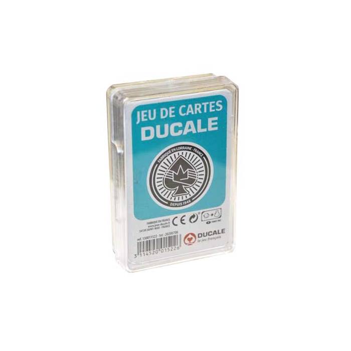 "54 KARTY" francuska gra karciana Ducale - Plastikowe pudełko