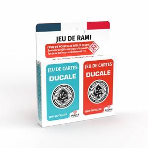 "RUMMY GAME" Ducale the French game - 2 decks of 54 cards.