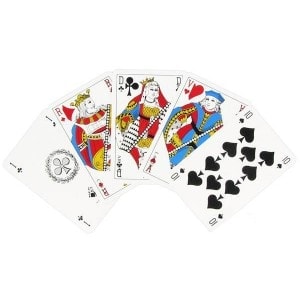 "DAL NEGRO L'IMPERIALE" - gioco di carte 32 100% PVC - formato bridge - 4 indici standard.