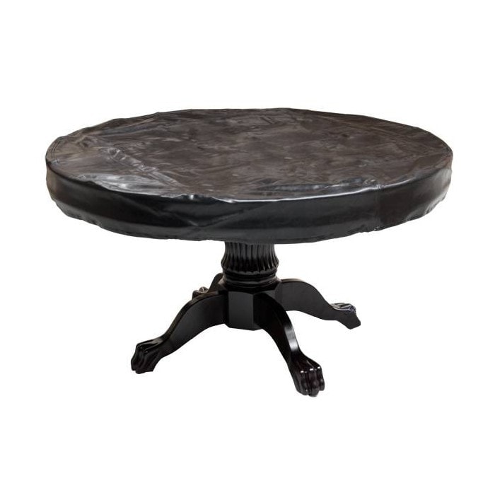 Round Poker Table Cover – in faux leather – elastic edges – 140 cm