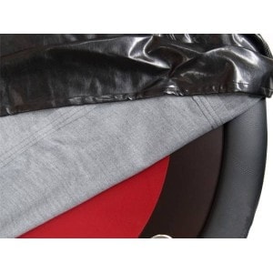 Round Poker Table Cover – in faux leather – elastic edges – 140 cm