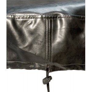 Round Poker Table Cover – in faux leather – elastic edges – 140 cm