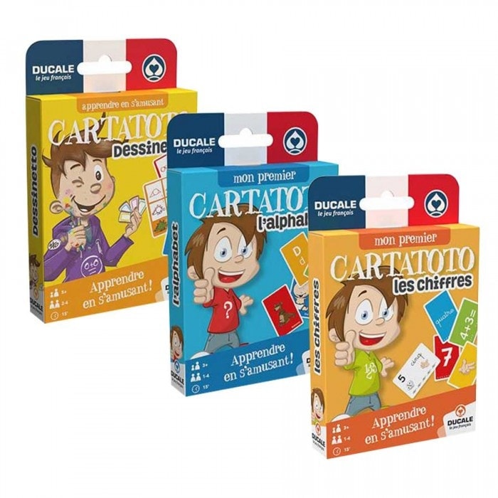 Pack "CARTATOTO 1"

Pack "CARTATOTO 1" ist ein lustiges und pädagogisches Spiel für Kinder im Alter von 3 bis 6 Jahren. Das Set 