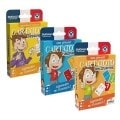 "CARTATOTO 1" pack includes a deck of cards specially designed to help children learn and review various subjects such as number