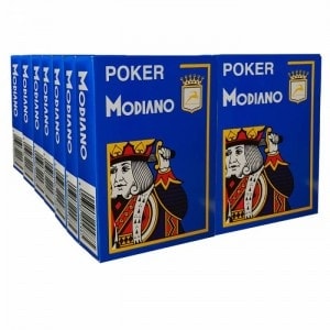 Cartucho de 14 juegos Modiano "CRISTALLO" - Azul.