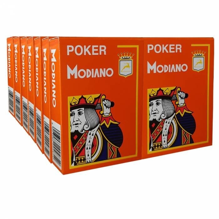 14 games cartridge Modiano "CRISTALLO" - Orange