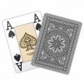 Speelkaartenhouder met 14 spellen Modiano "CRISTALLO" - Grijs
