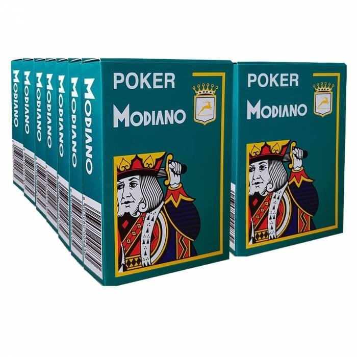 Set di 14 carte Modiano "CRISTALLO" - Verde Scuro