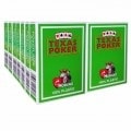 Set of 14 Modiano "TEXAS POKER HOLD EM" game cartridges - GREEN