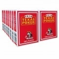 Cartouche de 14 jeux Modiano "TEXAS POKER HOLD EM" - ROUGE