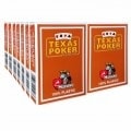 Confezione di 14 carte Modiano "TEXAS POKER HOLD EM" - Marrone.