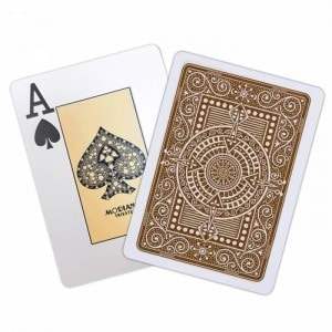 Cartuccia di 14 giochi Modiano "TEXAS POKER HOLD EM" - Marrone