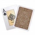 Spelkassett med 14 Modiano-spel "TEXAS POKER HOLD EM" - Brun