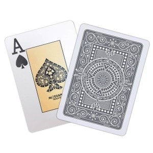 Spelkortspaket med 14 spel Modiano "TEXAS POKER HOLD EM" - Grå