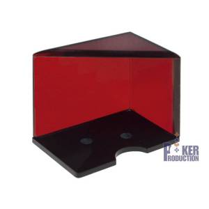 Porte cartes rouge de 4 jeux de Black Jack