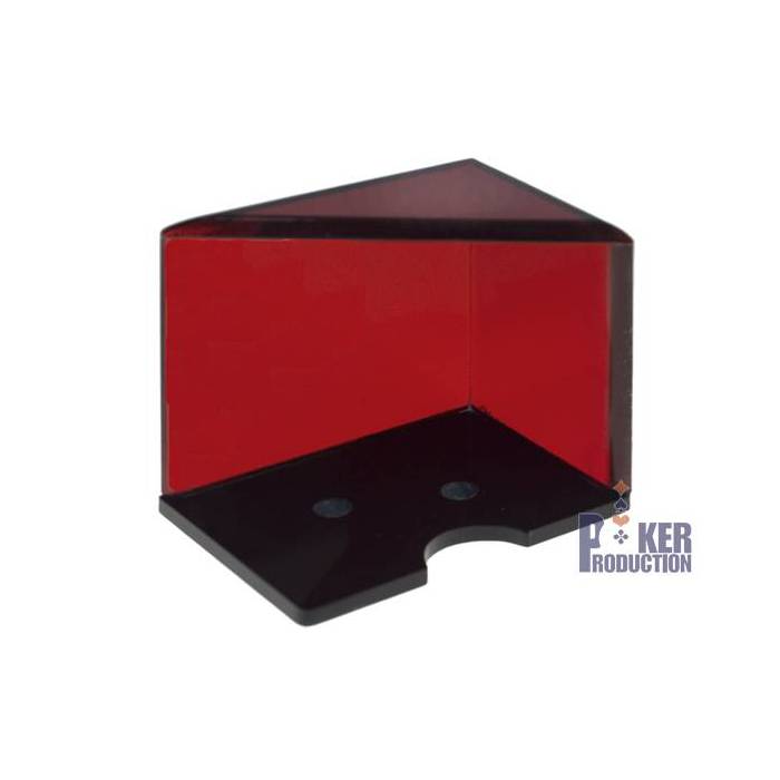 Porte cartes rouge de 4 jeux de Black Jack