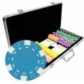 "Poker Chip Set "DICE COLOR" - 400 chips - ABS material with 12g metal insert - includes accessories"