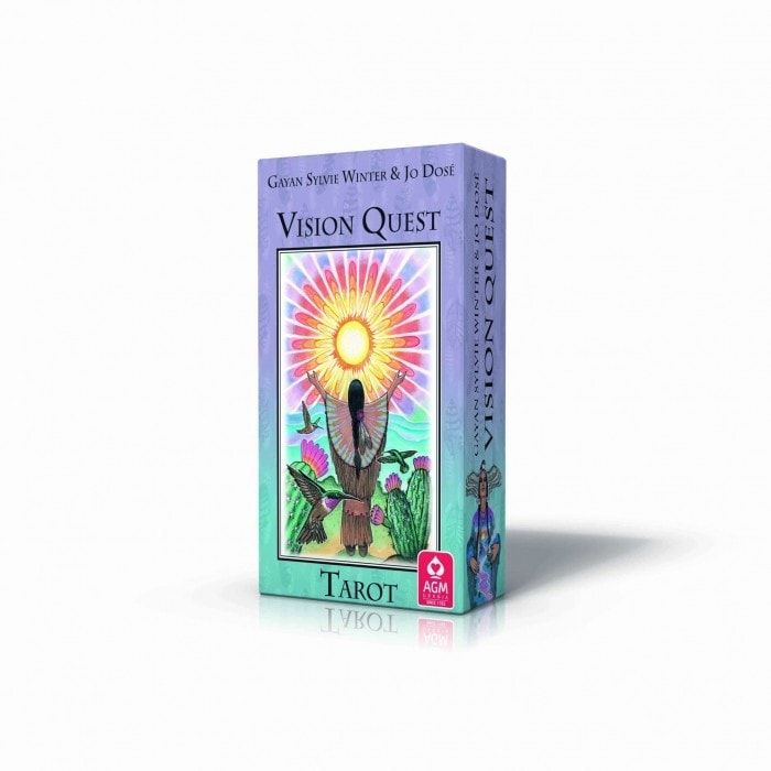 Tarot "VISION QUEST" to zestaw kart tarota, który został stworzony w celu odkrywania głębszych aspektów naszej intuicji i duchow