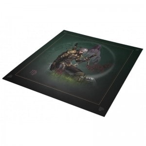 "ASTRO VIERGE 2" Card Reading Mat - neoprene jersey - square - 80 x 80 cm.