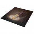 Tapis de cartomancie "ASTRO LION 2" - jersey néoprène - carré - 80 x 80 cm