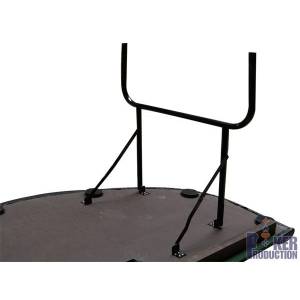 Black Jack table "CIRCUS" - folding legs - 7 players - with chip rack and cup holder.