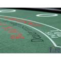 Black Jack table "CIRCUS" - folding legs - 7 players - with chip rack