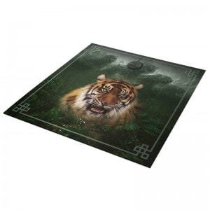 Kartomantie Teppich "CHINESE ASTRO TIGER" - Neopren-Jersey - Quadrat - 80 x 80 cm