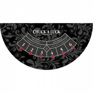 Tapis de "CHUCK A LUCK XL" - 200 x 100 cm - jersey néoprène - Demi-lune - 4 couleurs