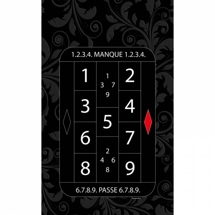 Tapete de jogo "LA BOULE XL" - 180 x 110 cm - jersey de neoprene - 4 cores.