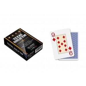 Dal Negro "CASINO" - Spel van 55 kaarten 100% plastic - pokergrootte - 2 grote indices