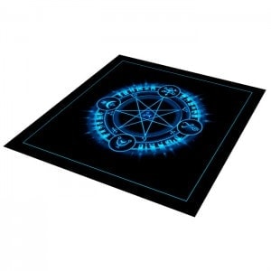 "DIVINATION 04" Card Reading Mat - neoprene jersey - square - 80 x 80 cm.