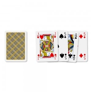 copy of Dal Negro TORCELLO - Jeu de 54 cartes 100% plastique – format poker - 4 index standards