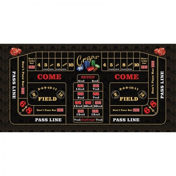 Dywan "CRAPS V.I.P." - 180 x 90 cm - dżersej neoprenowy