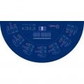 Tapete "ULTIMATE POKER AZUL XL" - 200 x 100 cm - neopreno jersey