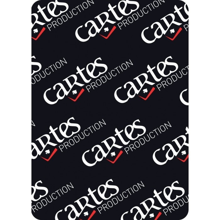 Carte de coupe "CP - DAMIER" format poker – 100% plastique dur