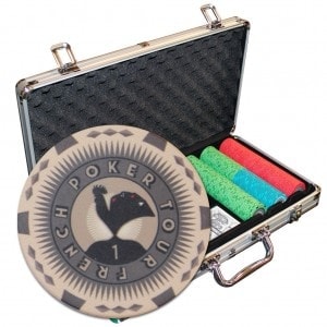 "French Poker Tour - Cash Game" 300 poker chip set - 10 g ceramic chips - CARTES PRODUCTION exclusive.