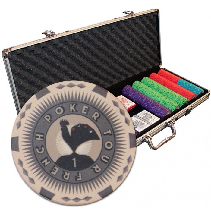 French Poker Tour - Cash Game 500-chip poker set - made of 10g ceramic chips - EXCLUSIVE to Cartes Production.